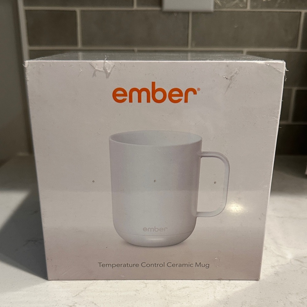 Ember White Temperature Control Ceramic Mug